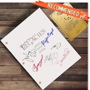 Legacies CW TV Show Signed Script Autograph Screenplay - Danielle Rose Russell, Kaylee Bryant, Jenny Boyd, Matthew Davis, Quincy Fouse