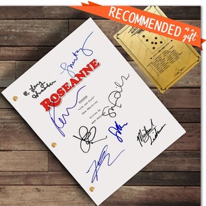 Roseanne TV signiertes Script Autogramm Drehbuch - Roseanne Barr, Roseanne Conner, John Goodman, Michael Fishman, Laurie Metcalf, Sara Gilbert