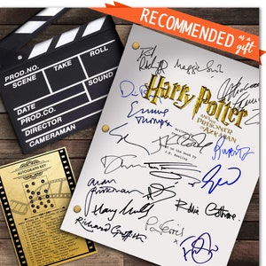 Order Of The Phoenix Harry Potter Movie Script Sign Etsy