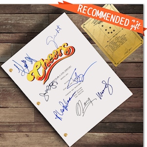 Prost 1980er Jahre TV Signiert Autogramm Drehbuch - Ted Danson, Sam Malone, Rhea Perlman, Carla Tortelli, George Wendt, Norm Peterson