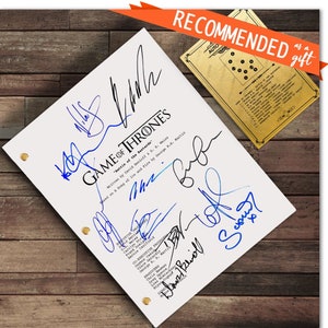 Game of Thrones TV ""Battle of the Bastards"" 609 Script Signierte Autogramm Drehbuch Karte Emilia Clarke, Kit Harington, Peter Dinklage."