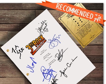 3rd Rock From The Sun TV Signed Script Autograph Screenplay - John Lithgow, Kristen Johnston, French Stewart, Joseph Gordon Levitt