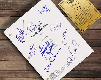 Better Call Saul TV Script - Signed Cast Autograph TV Series Reprint Screenplay