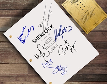 Sherlock TV Show - Signed Cast Autograph TV Series Reprint Screenplay