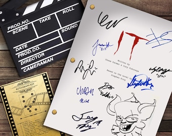 IT Movie Script - Stephen King Film Signed Cast Autograph TV Series Reprint Screenplay