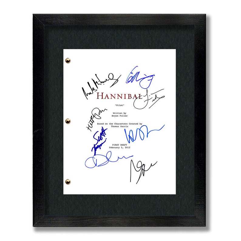 Hannibal TV Show Script- Signed Cast Autograph TV Series Reprint ...