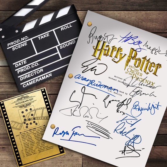 harry potter and the order of the phoenix script