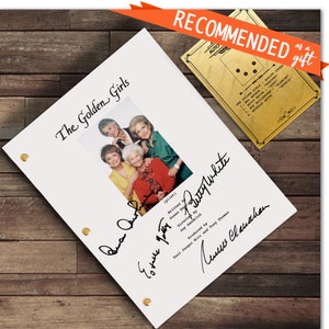 Golden Girls TV signiert Script Autogramm Drehbuch Betty White, Bea Arthur, Rue McClanahan, Estelle getget