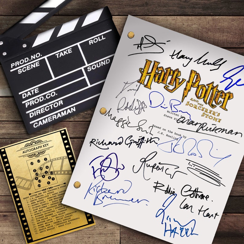 Harry Potter And The Sorcerer S Stone Movie Film Script Etsy Harry Potter And The Sorcerer S Stone Movie Film Script Etsy