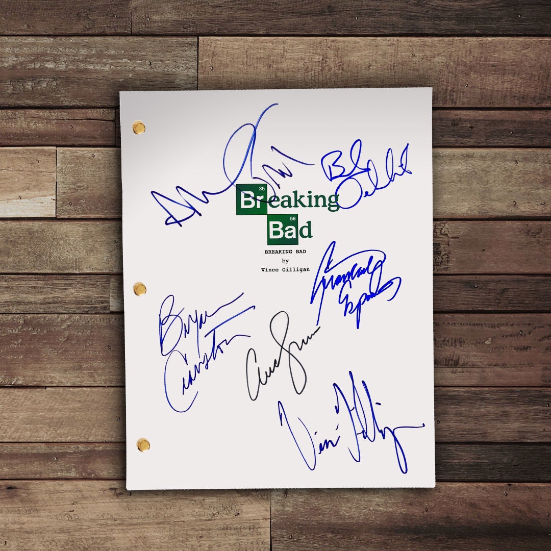 Breaking Bad Script- Ozymandias- Cast-Signed- Autograph Reprints- Season 5  on eBid United States