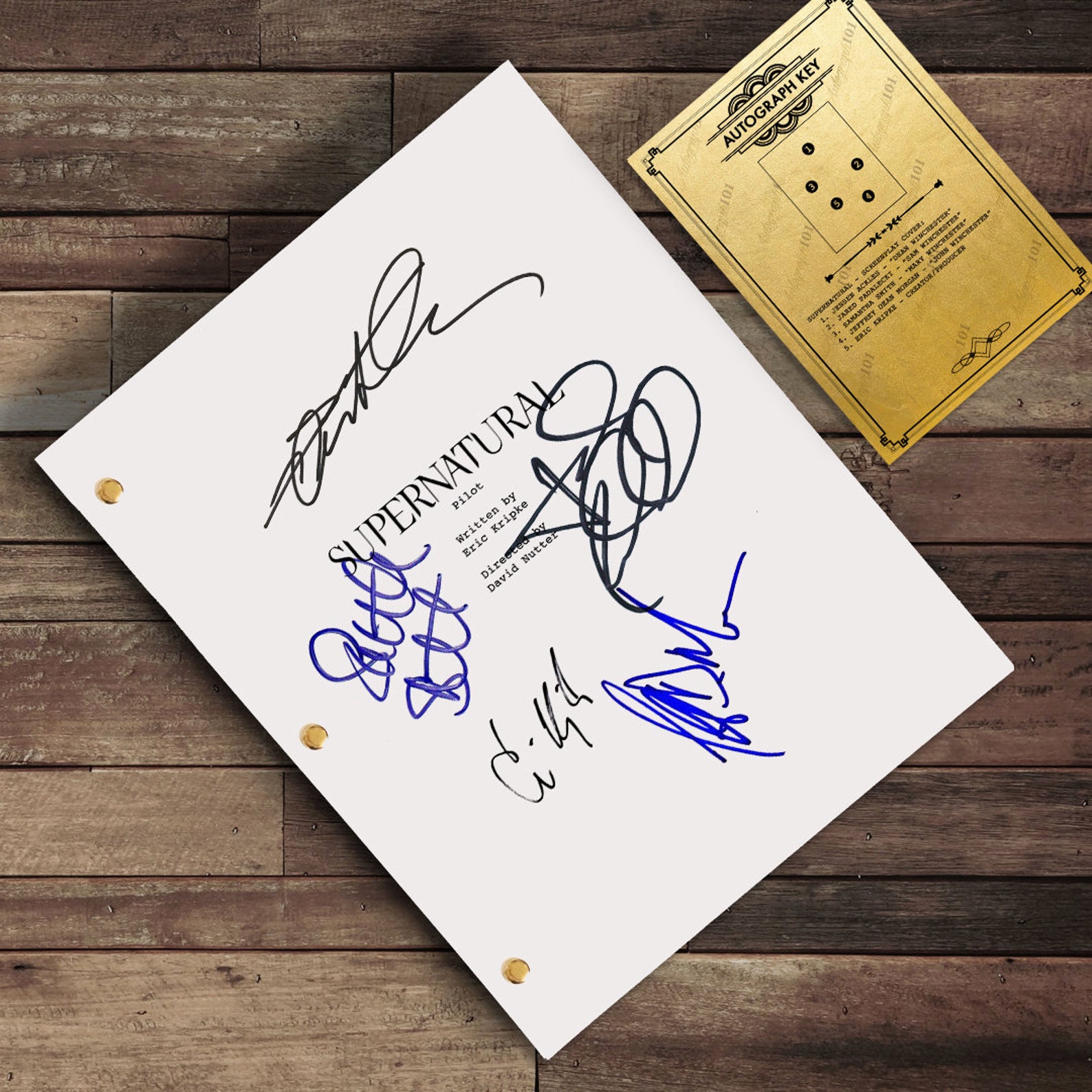 Supernatural Signed Poster - zrqk44w