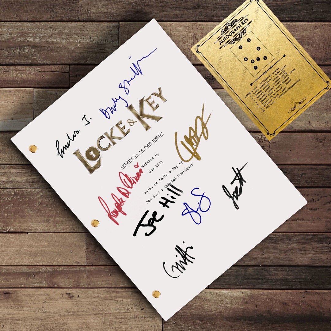 Locke & Key Script - Signed Cast Autograph TV Series Reprint Screenplay ...