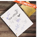 The Office TV Show Script  Autograph Screenplay   Card Michael Scott, Dwight Schrute, Jim Halpert, Pam Beesley, Kelly Kapoor product logo