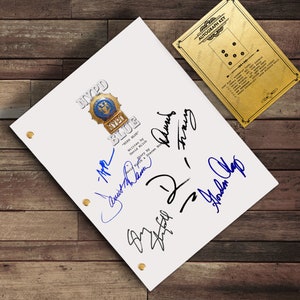 NYPD Blue TV Signiertes Script Autogramm Drehbuch - Dennis Franz, Andy Sipowicz, Gorden Clapp, Greg Medasichtig, David Caruso