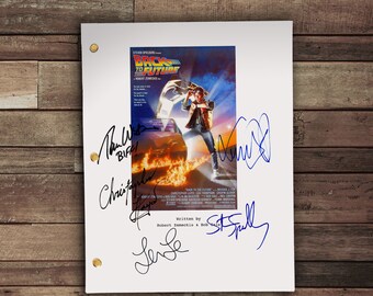 バック・トゥ・ザ・フューチャー映画脚本サイン入り直筆サイン