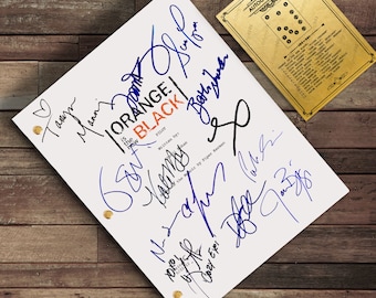 Orange is the New Black Script - Signed Cast Autograph TV Series Reprint Screenplay
