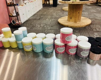 Foaming Sugar Scrub | 10oz Exfoliating Body Scrub | Handmade Bath & Shower Gift | Moisturizing | Five Scents | Country Baby Soapery
