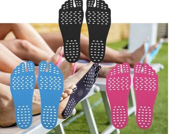 Barefoot Doobie Eco-Friendly Foot Pads In/ Outdoor Recreation for Hot Sand, Pool, Park, Lawn, Street, Spa, Non Slip Yoga Socks Flexible Feet