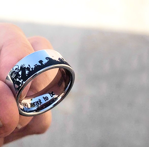 Disney Engagement Ring Jack And Sally Wedding Ring Nightmare