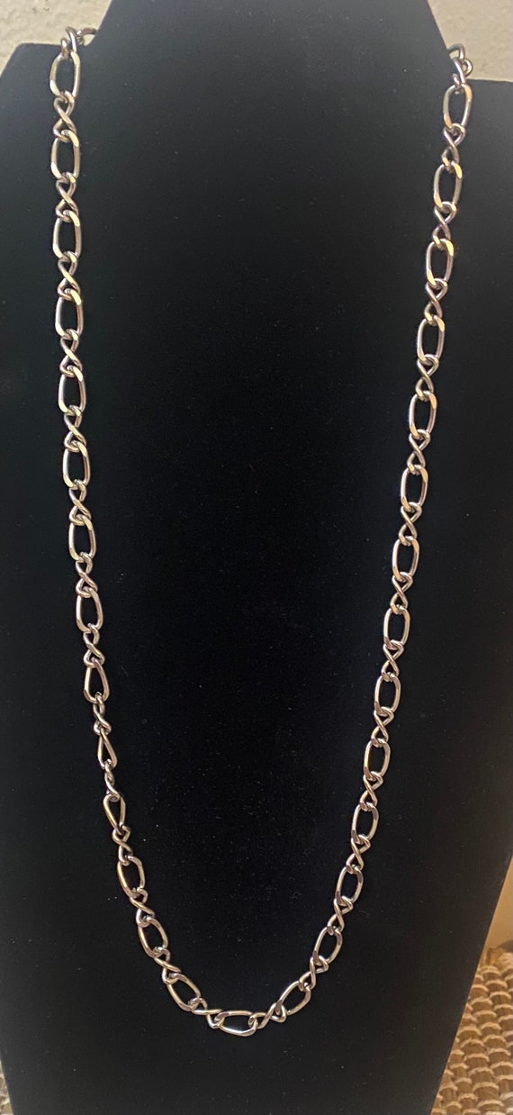 Chainlink stainless steel chainlink necklace/large