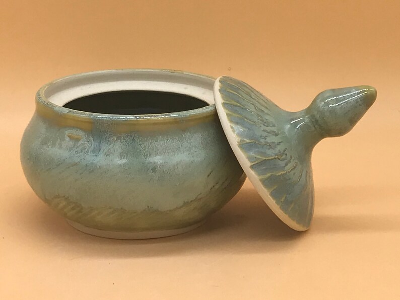 pottery Small pet urnkeepsake dish ceramic handmade