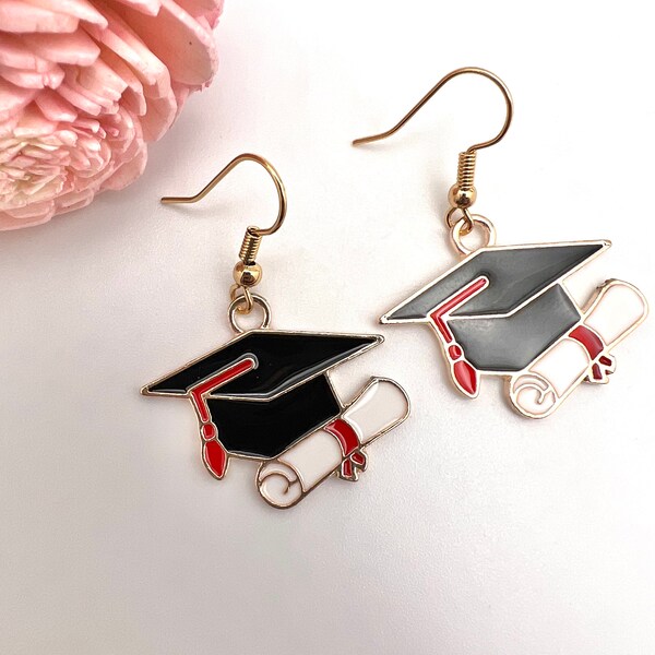 Graduation Earrings Etsy