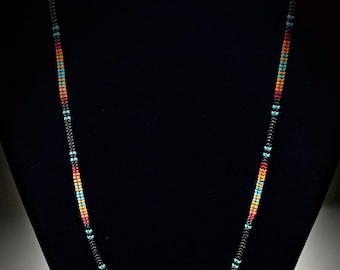 Southwest style beaded necklace.
