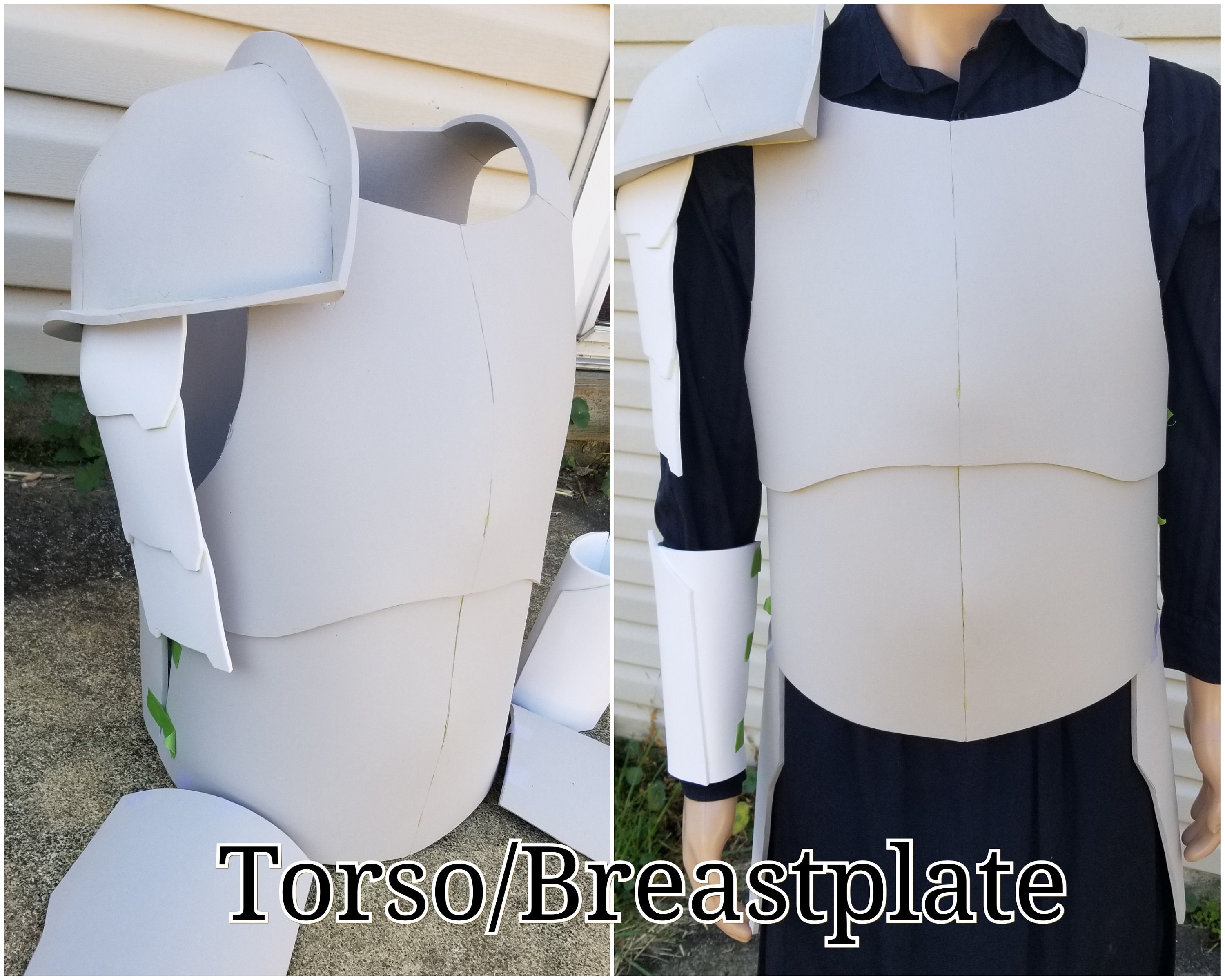 Basic Medieval Armor Pattern for Foam Etsy