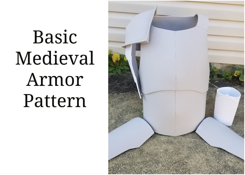 Basic Medieval Armor Pattern for Foam Etsy