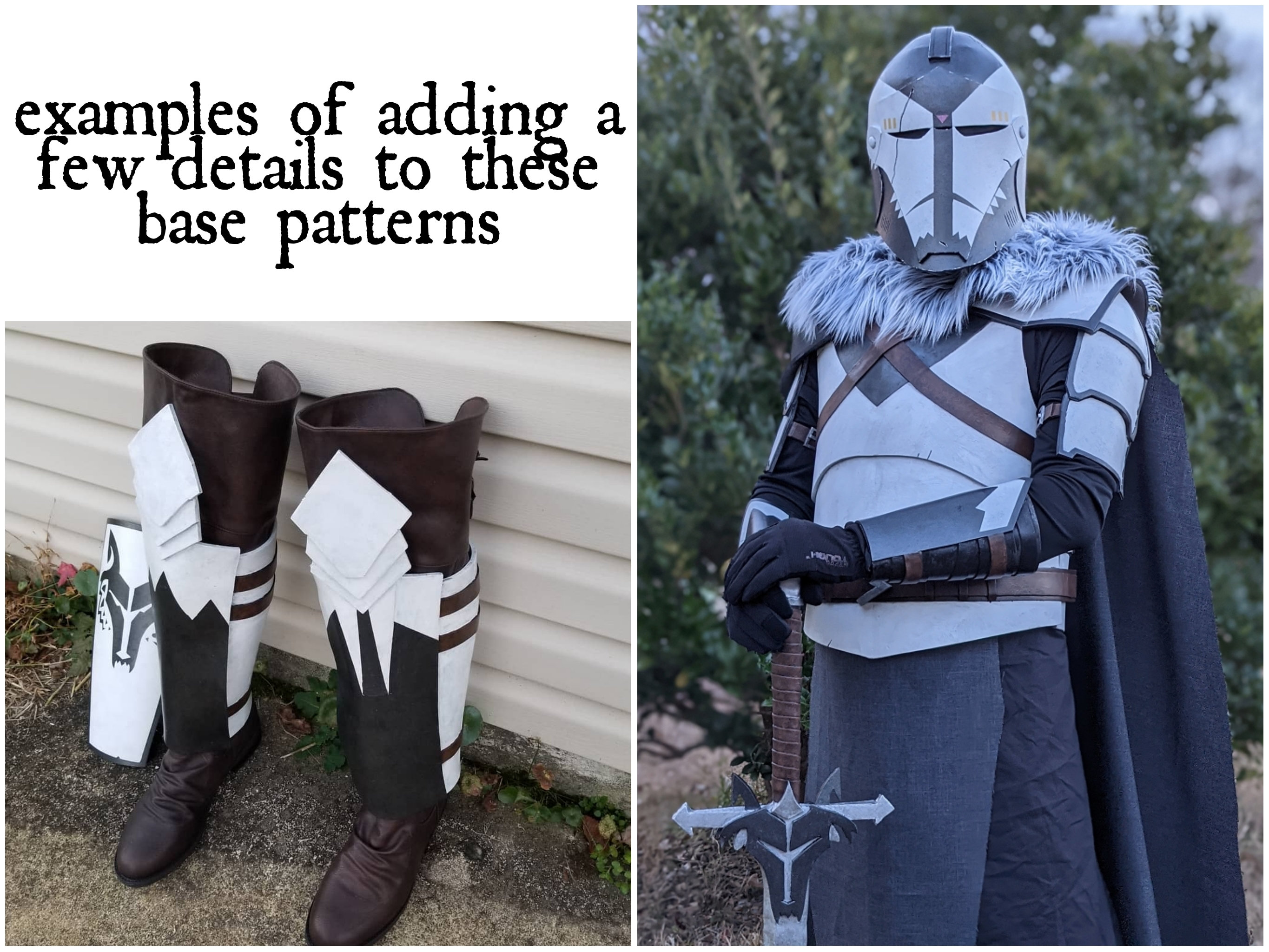 Basic Medieval Armor Pattern for Foam Etsy UK