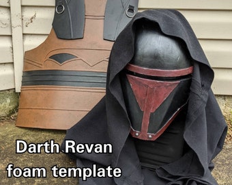 Darth Revan Foam Patterns for Mask and Armor/Vest