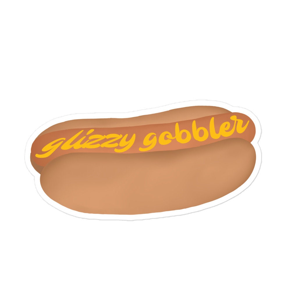 Glizzy Hot Dog Meme Design Pin for Sale by lmzgraphics