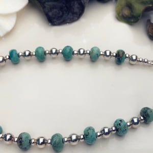 Turquoise and SS Bracelet