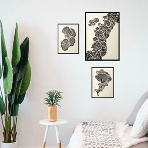 Set of 3 Wall Art, Digital Download Mushroom Prints, Mushroom Decor, Nature Wall Art, 3:4 Digital Download, Printable Mushroom Wall Art