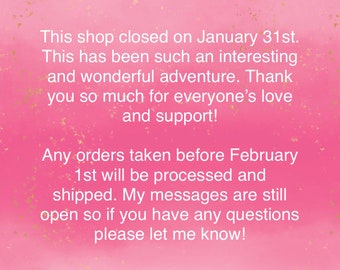 Shop closed / messages still open