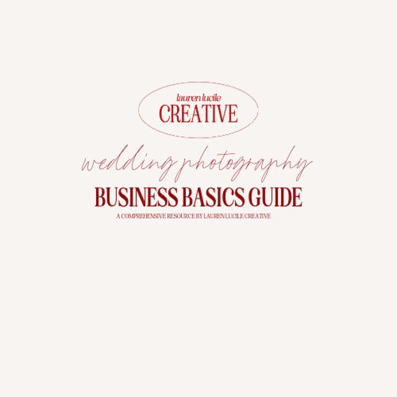 Wedding Photography Business Basics Guide image 3