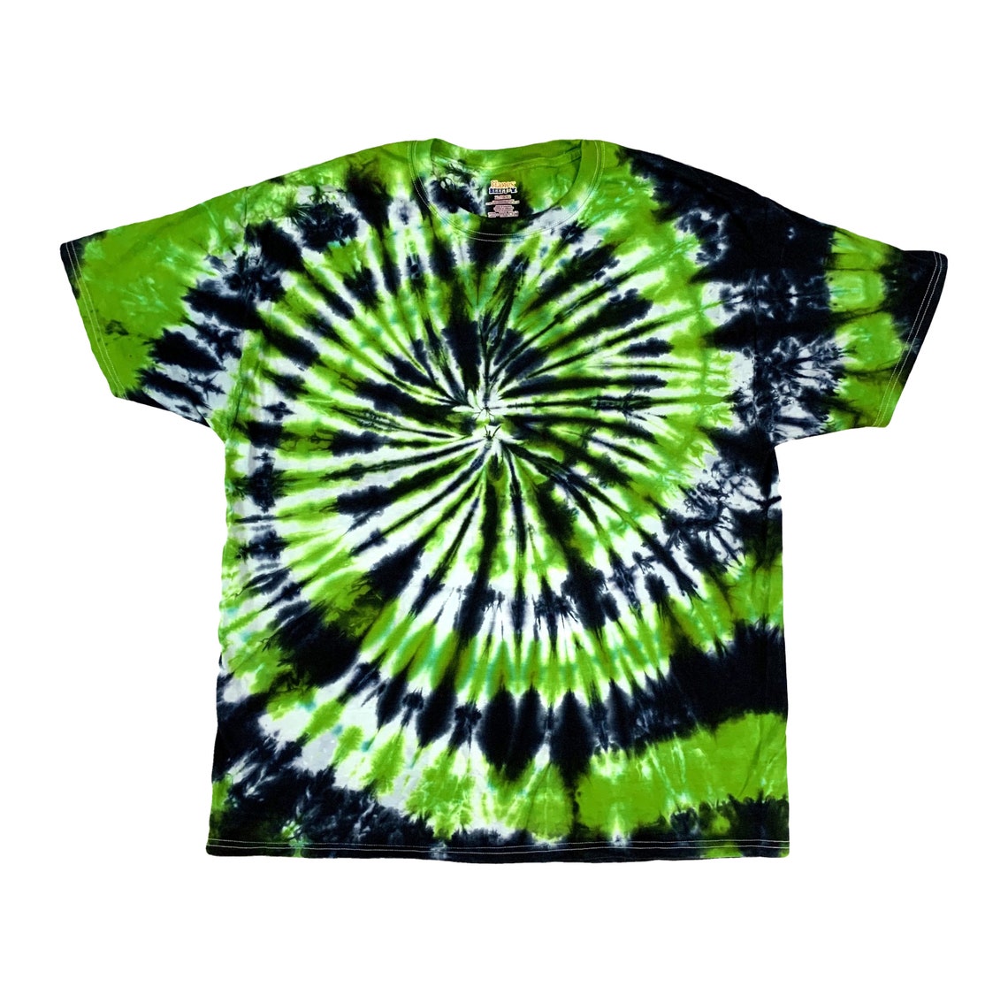 XL Green and Black Tie Dye Etsy