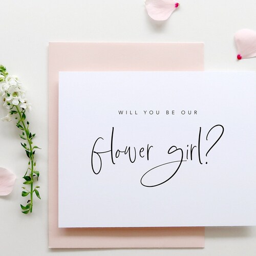 Will You Be Our Flower Girl Card PRINTABLE A6 - Etsy