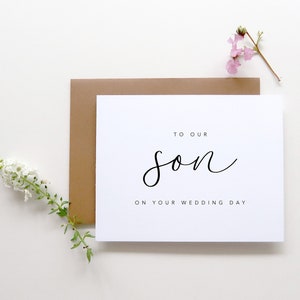 To Our Son On Your Wedding Day. To My Son Wedding Day Card. Card For Son Wedding Day. Wedding Day Cards. Cards For Wedding. Wedding Card.