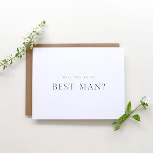 Will You Be My Best Man Card. Best Man Proposal Card. Proposal Card. Best Man Card. Card For Best Man. Wedding Cards. Groomsman Card. Cards.
