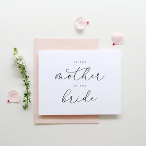To The Mother Of The Bride Card. Mother Of The Bride Card. Wedding Card. Wedding Day Cards. Card For Mother In Law. To My Mom Wedding Day.