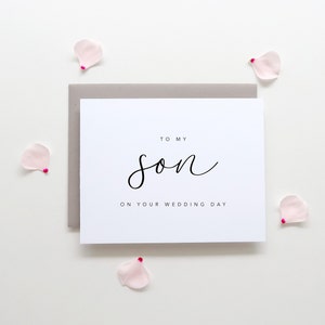 To My Son On Your Wedding Day. Son Wedding Day Card. Card For Son Wedding Day. Wedding Day Cards. Cards For Wedding. Wedding Card. Card.