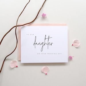 To Our Daughter On Your Wedding Day. Daughter Wedding Day Card. Card To Bride Wedding Day. Wedding Day Cards. Wedding Cards. To My Daughter.