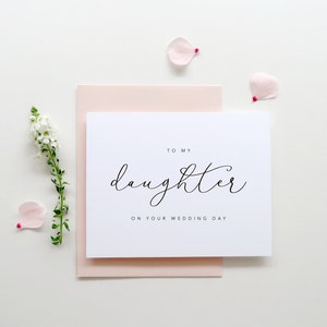 To My Daughter On Your Wedding Day. Daughter Wedding Day Card. Card To Bride Wedding Day. Wedding Day Cards. Cards For Wedding. Wedding Card