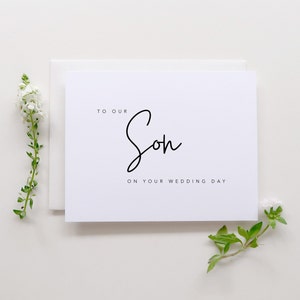 To Our Son On Your Wedding Day. To My Son Wedding Day Card. Card For Son Wedding Day. Wedding Day Cards. Cards For Wedding. Wedding Card.