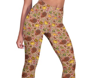 Thanksgiving Leggings - Etsy