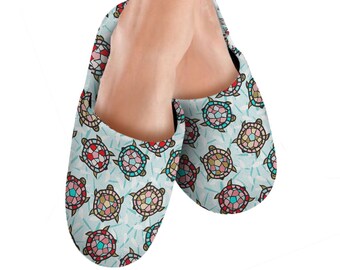 kids turtle slippers