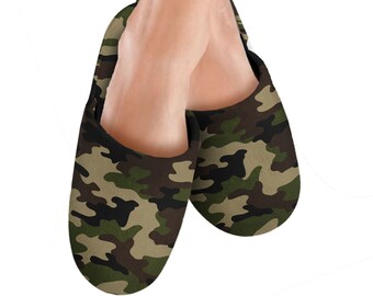 men's camouflage slippers