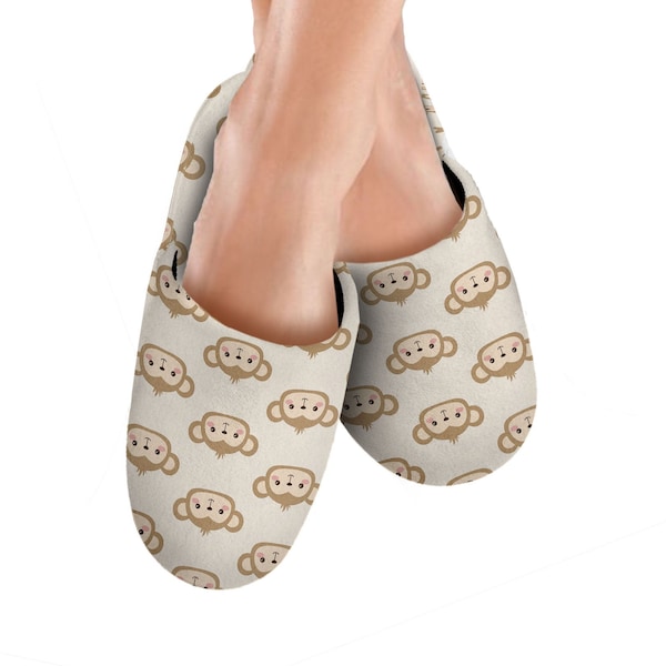 mens monkey slippers