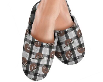 sloth slippers for adults
